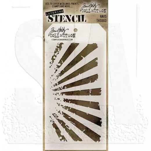 Tim Holtz Layered Stencil - Rays