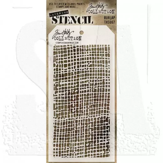 Tim Holtz Layered Stencil - Burlap