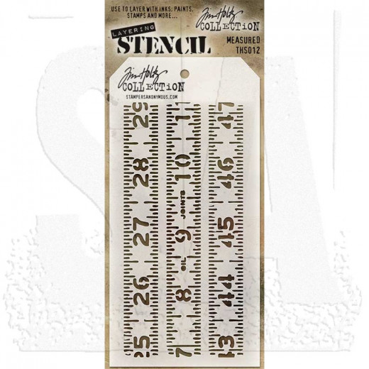 Tim Holtz Layered Stencil - Measured