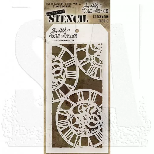 Tim Holtz Layered Stencil - Clockwork