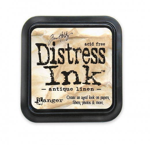 Distress Ink Kissen - Antique Linen