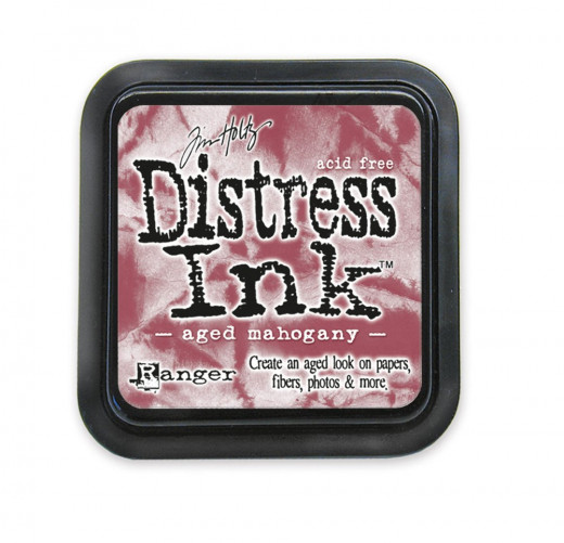 Distress Ink Kissen - Aged Mahogany