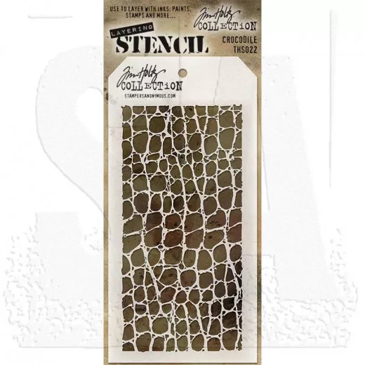 Tim Holtz Layered Stencil - Crocodile