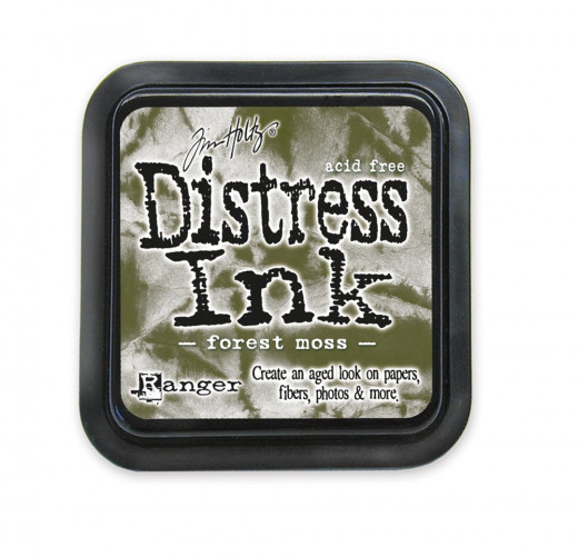 Distress Ink Kissen - Forest Moss