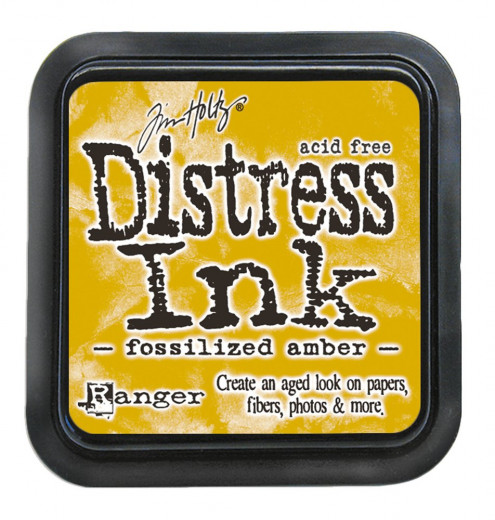 Distress Ink Kissen - Fossilized Amber