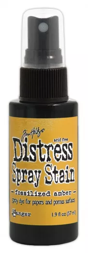 Distress Spray Stain - Fossilized Amber