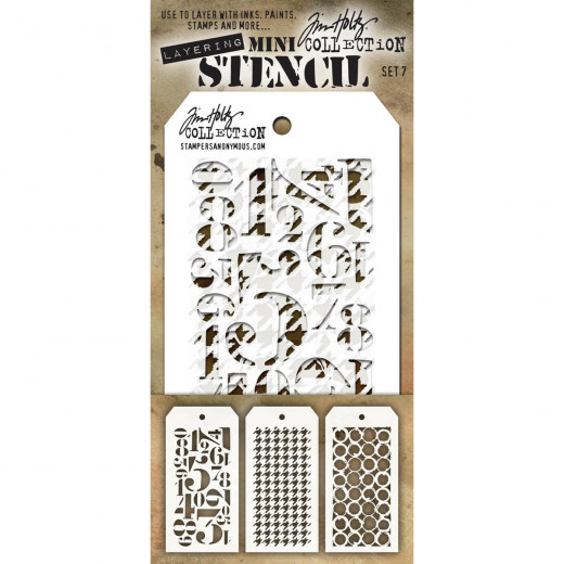 Tim Holtz Mini Layered Stencil Set 7