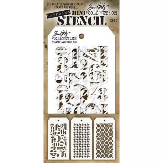 Tim Holtz Mini Layered Stencil Set 7