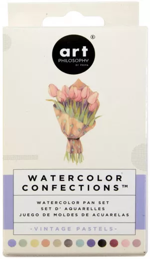 Prima Confections Watercolor Pans - Vintage Pastel