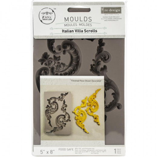 Prima Re-Design Mould - Italian Villa Scrolls