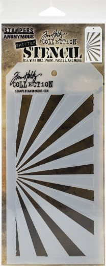 Tim Holtz Layered Stencil - Shifter Rays