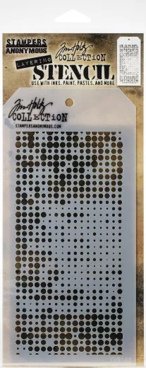 Tim Holtz Layered Stencil - Halftone