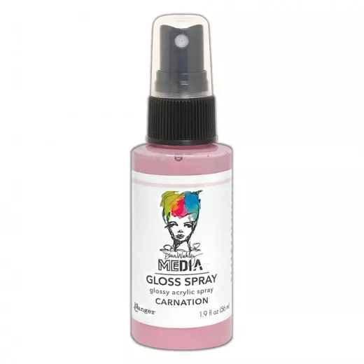 Dina Wakley Media Gloss Spray - Carnation