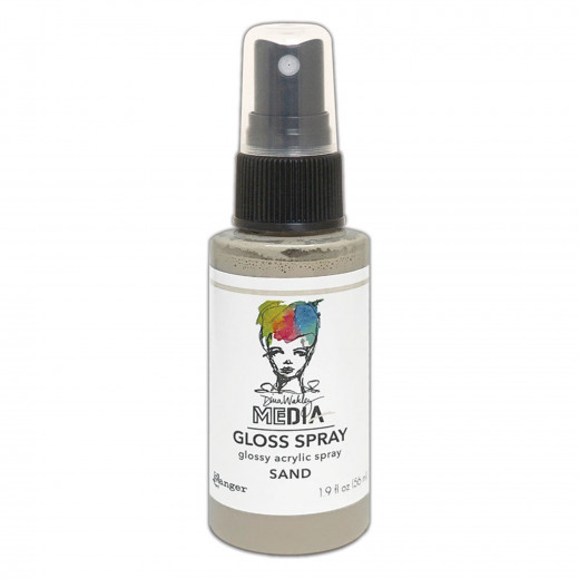 Dina Wakley Media Gloss Spray - Sand