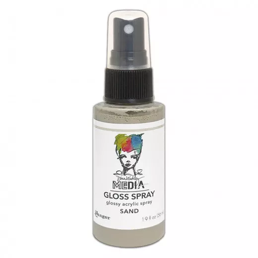 Dina Wakley Media Gloss Spray - Sand