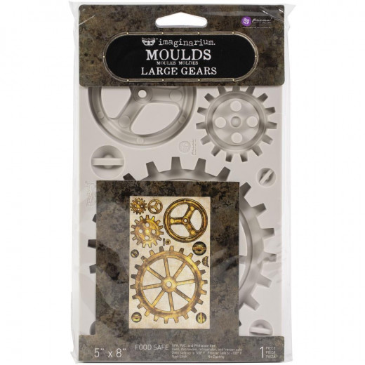 Finnabair Decor Moulds - Large Gears