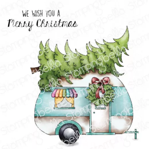 Stamping Bella Cling Stamps - Christmas Camper