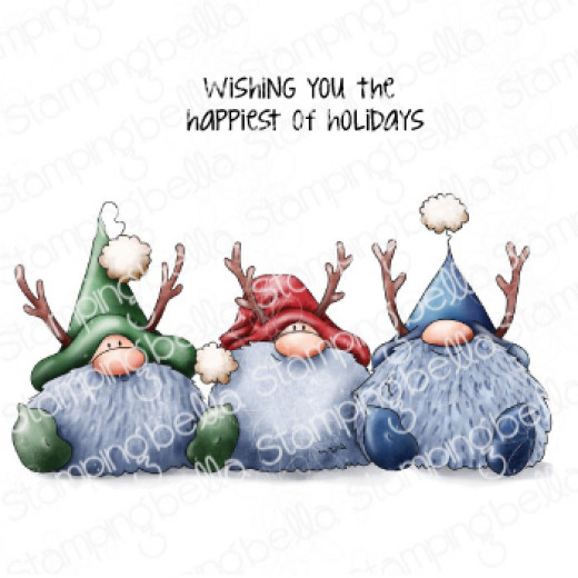 Stamping Bella Cling Stamps - Gnomedeer