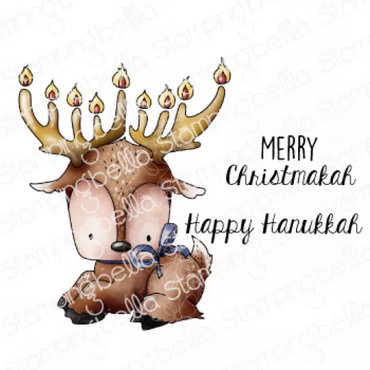 Stamping Bella Cling Stamps - Hanukkah Deer