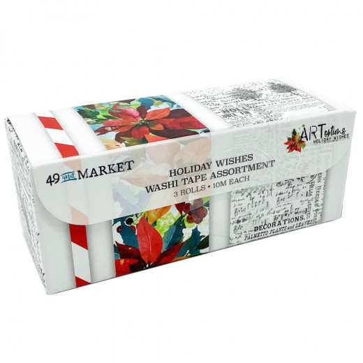 49 And Market Washi Tape Roll Set - ARToptions Holiday Wishes