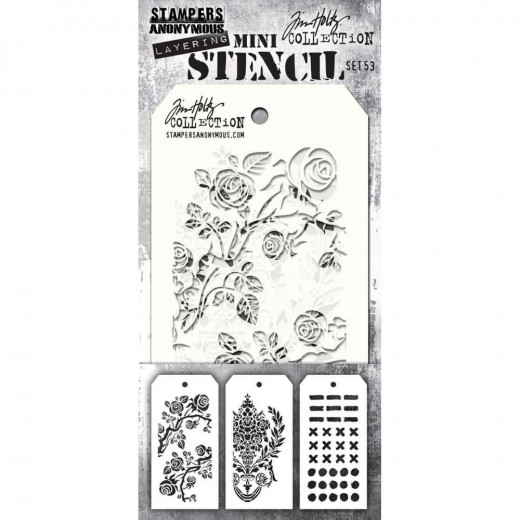 Tim Holtz Mini Layered Stencil Set 53