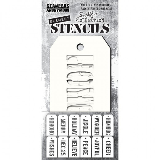 Tim Holtz Element Stencil - Christmas