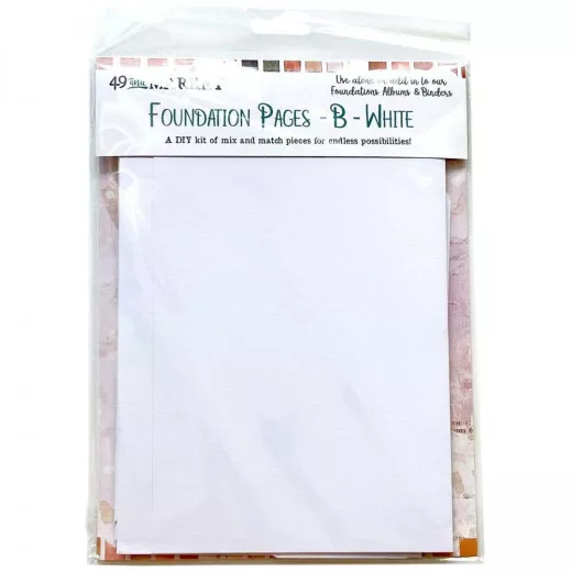 49 And Market Memory Journal Foundations Pages B - White