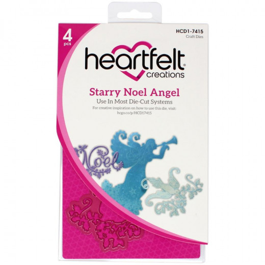 Cut and Emboss Die - Starry Noel Angel