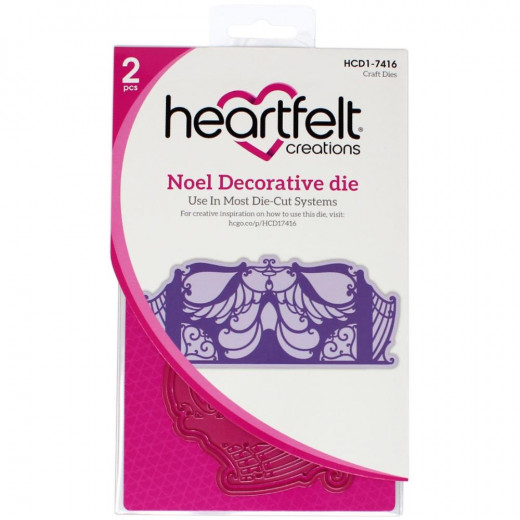 Cut and Emboss Die - Noel Decorative