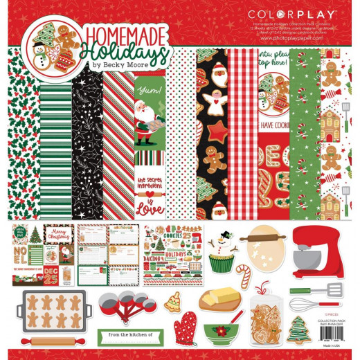 PhotoPlay Homemade Holiday 12x12 Collection Pack