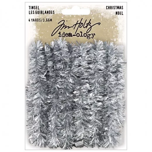 Idea-Ology Silver Tinsel Trimmings - Christmas