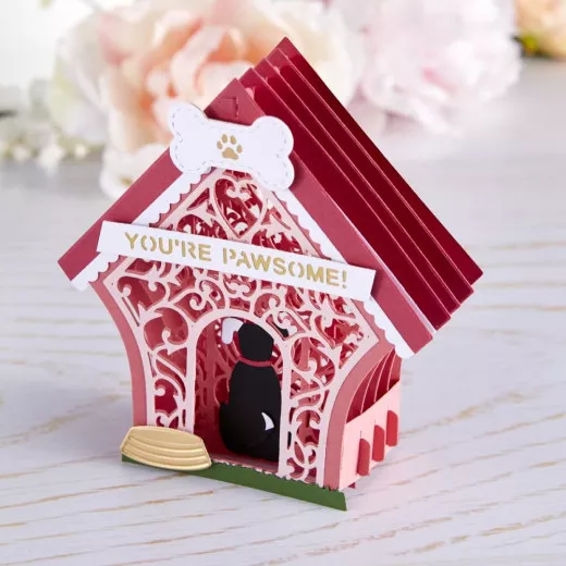 Spellbinders Etched Dies - 3D Vignette Pet House