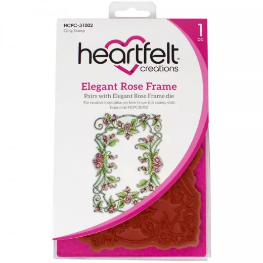 Cling Stamps - Elegant Rose Frame