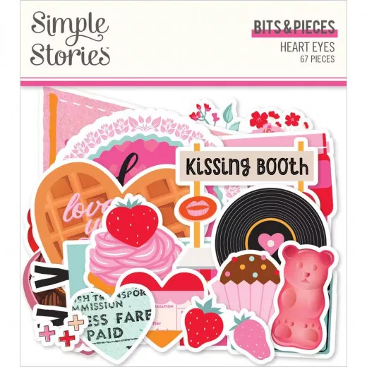 Bits & Pieces Die-Cuts - Heart Eyes