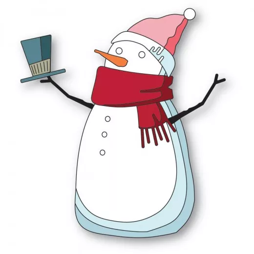 Memory Box Die - Tall Bundled Snowman