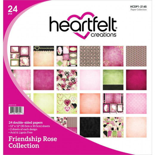 Friendship Rose 12x12 Paper Pad