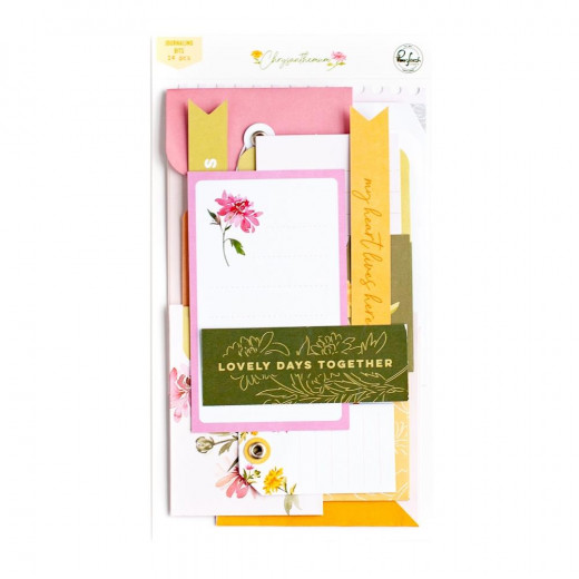 PinkFresh Journaling Bits - Chrysanthemum