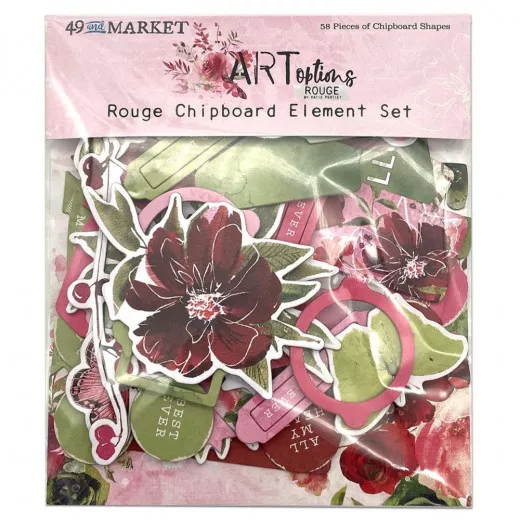 Chipboard Set - ARToptions Rouge