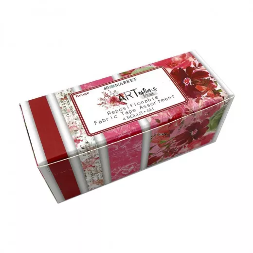 49 And Market - Fabric Tape Roll Set - ARToptions Rouge