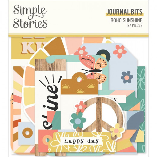 Bits & Pieces Die-Cuts - Boho Sunshine - Journal