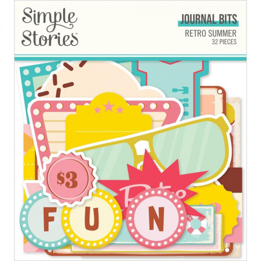 Bits & Pieces Die-Cuts - Retro Summer - Journal