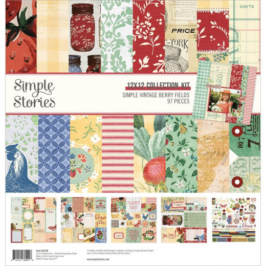 Simple Vintage Berry Fields - 12x12 Collection Kit