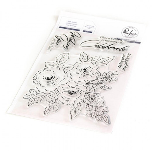 Clear Stamp Set - Floral Trio