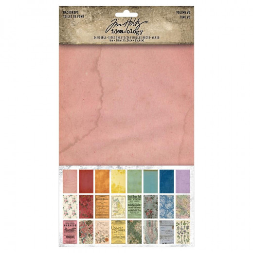 Idea-Ology Backdrops Double-Sided Cardstock - Volume No. 5