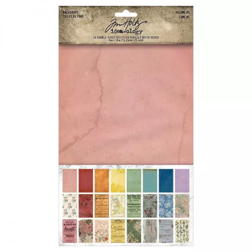 Idea-Ology Backdrops Double-Sided Cardstock - Volume No. 5