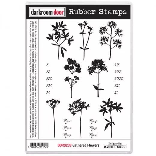 Darkroom Door Cling Stamps - Gathered Flowers