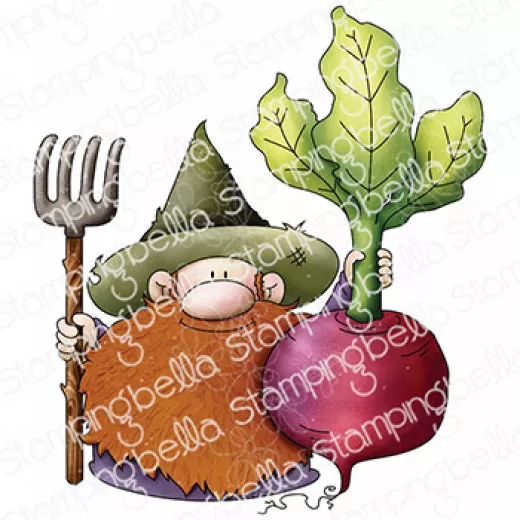 Stamping Bella Cling Stamps - Gnome Farmer