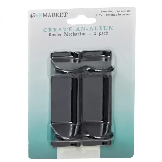 49 And Market Create-An-Album Binder Mechanism - Black