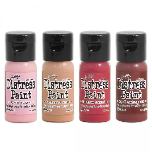 Tim Holtz Distress Paint with Flip Top - Paint Kit No. 1