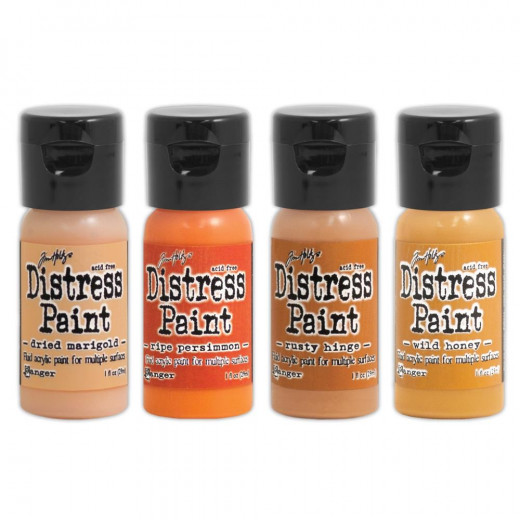 Tim Holtz Distress Paint with Flip Top - Paint Kit No. 2